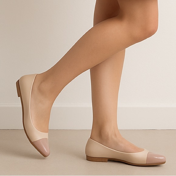 DV by Dolce Vita Shoes - Dolce Vita Melanie Toe Cap Ballet Flats Size 8 NWT Blush With Box